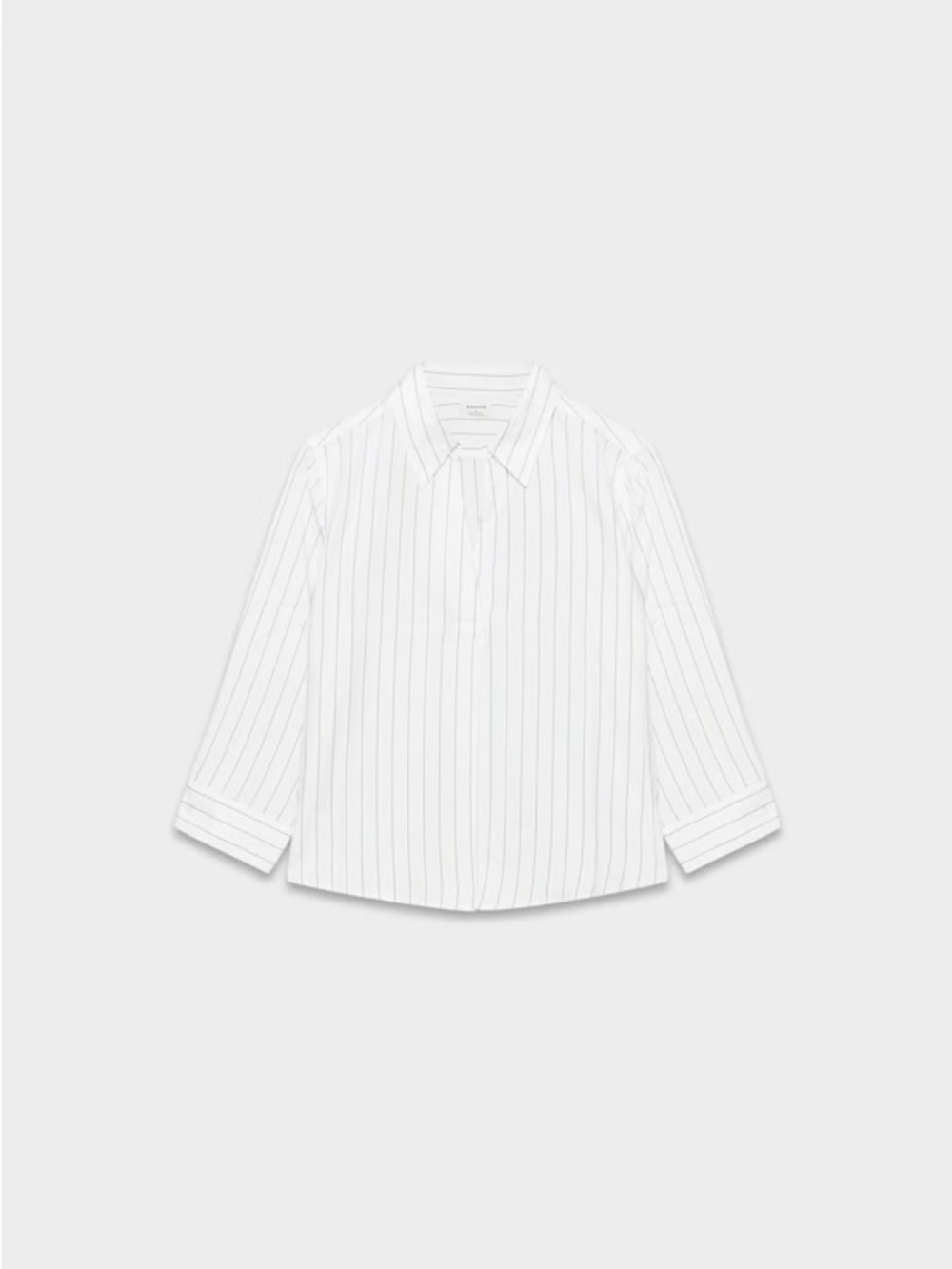 Aritzia Babaton Persona Shirt — Hndsn Strp Wt/Admiral, Size M
